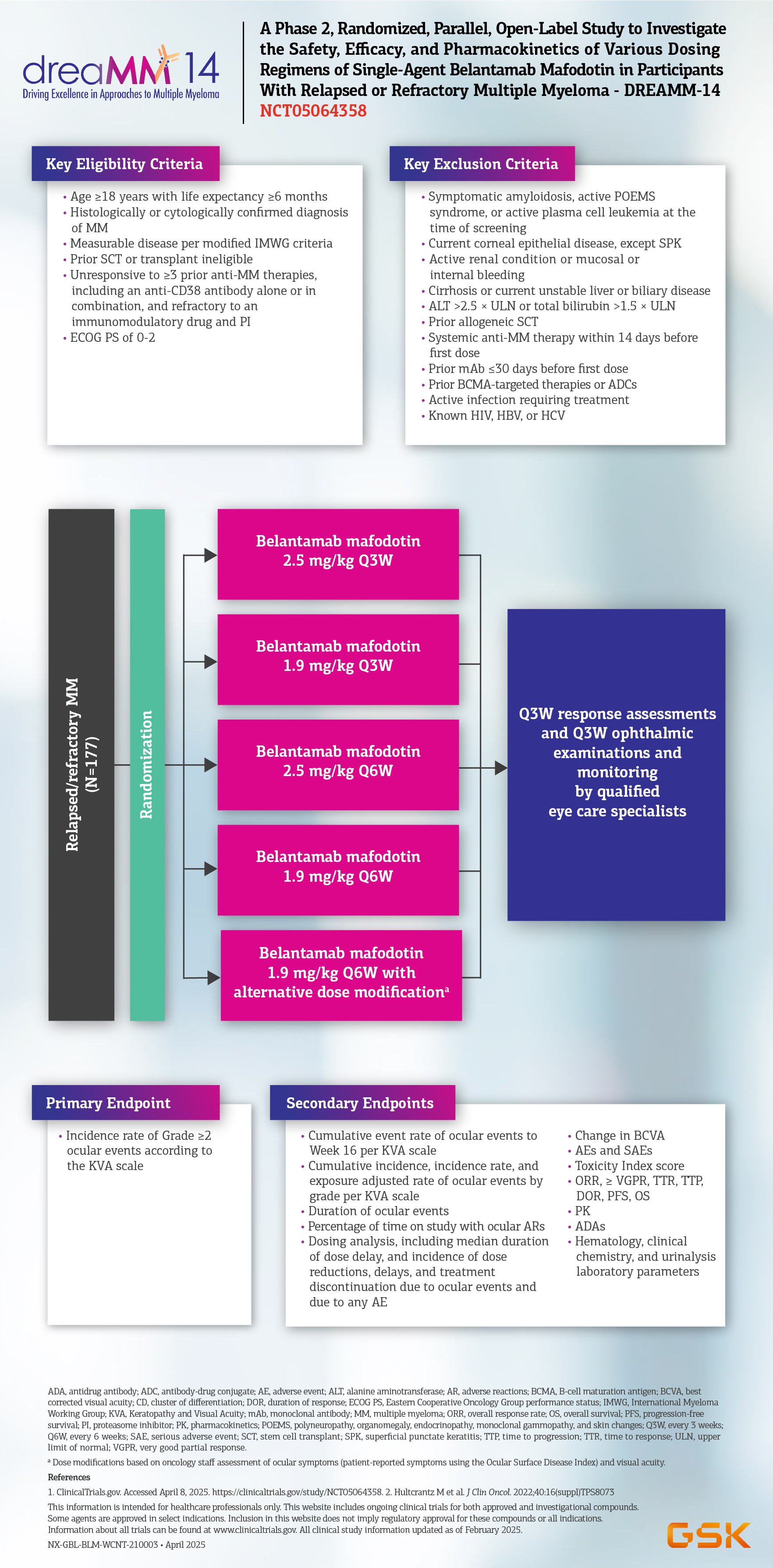 DREAMM 14 Study Design